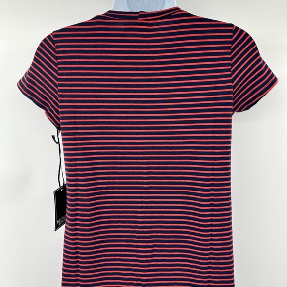 Revolve x Michael Lauren Cuba Short Sleeve Striped Mini T Shirt Dress XS New - Picture 8 of 14